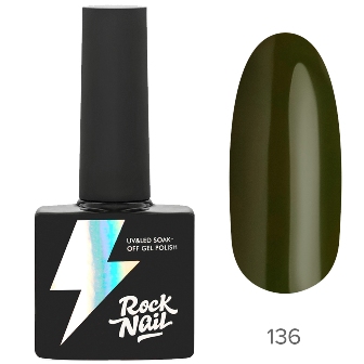 RockNail - Basic 136 Tricky Olive (10 )*