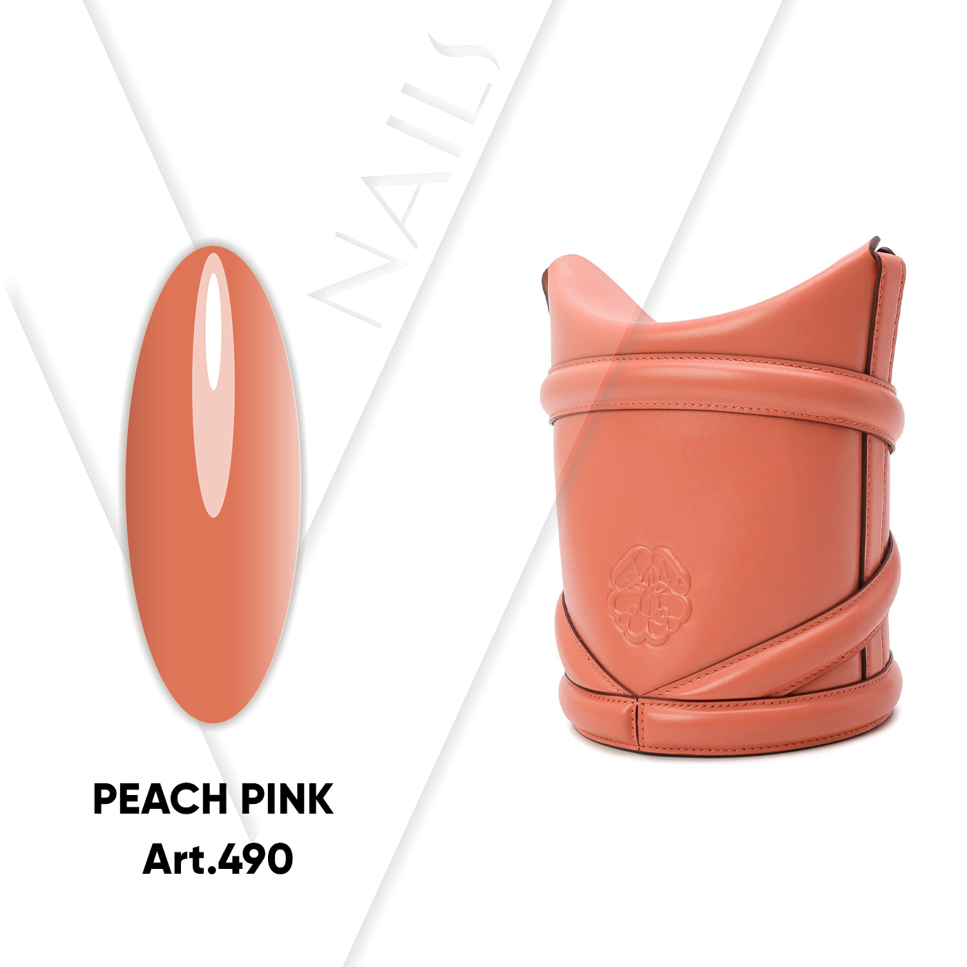 Vogue Nails -  Peach Pink (10 )*