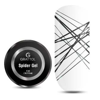 Grattol - Spider Gel Black   (5 )*