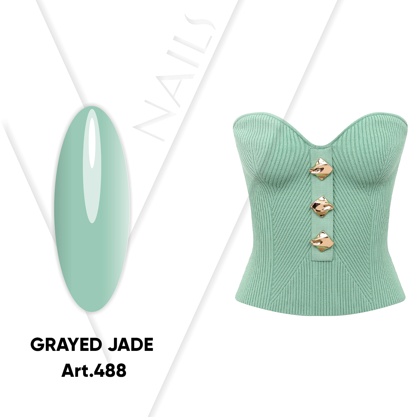 Vogue Nails -  Grayed Jade (10 )*